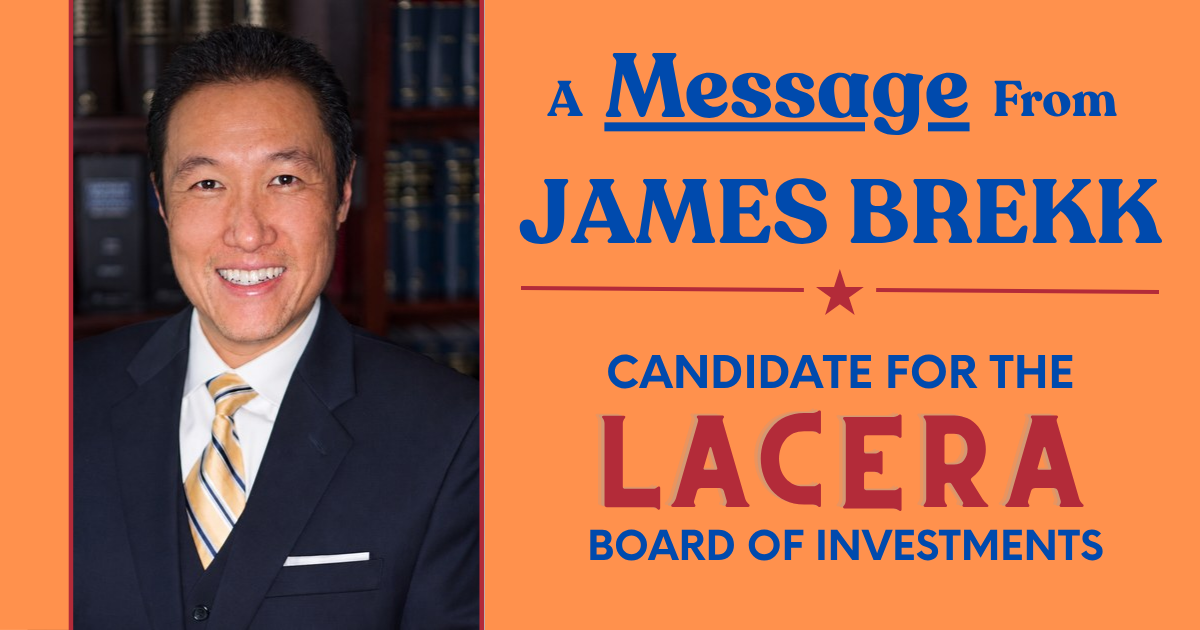RELAC ENDORSES JAMES BREKK