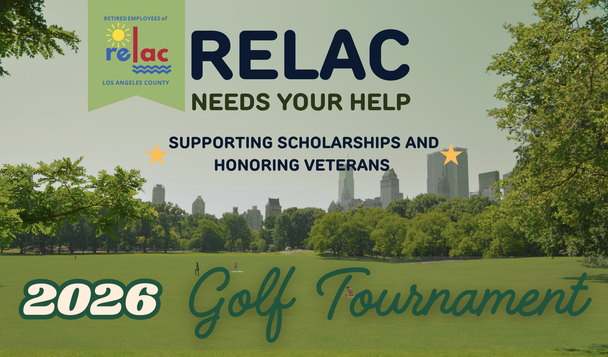 Title 2026 Fundraising Golf Tournament – Donation Flyer